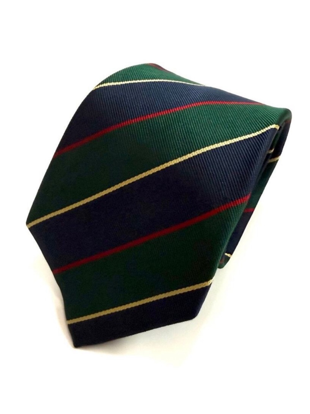 Lands' End Tie in Silk Stripe